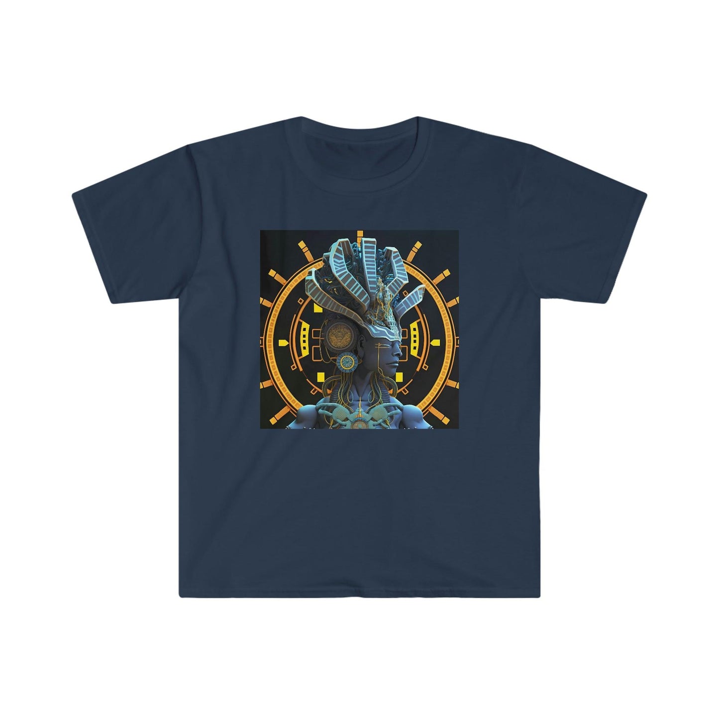 Ai Art T-Shirt - Men's and Women's Unisex - for Festival, Urban, & Street Wear - Chaos Existence Bot v2.1 - Alchemystics.org