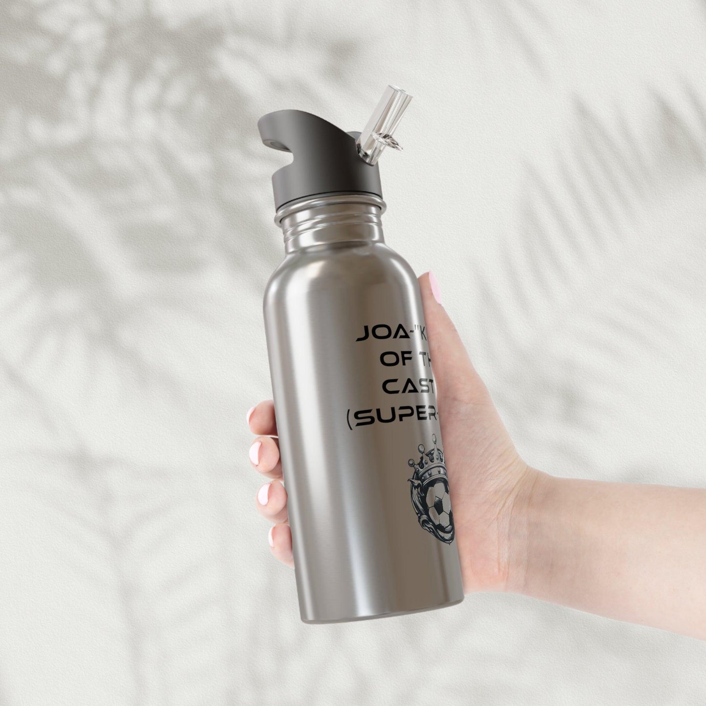 Joa-"King" of the Castle - Super Dad Custom Water Bottle Design for Joaquin - Alchemystics.org