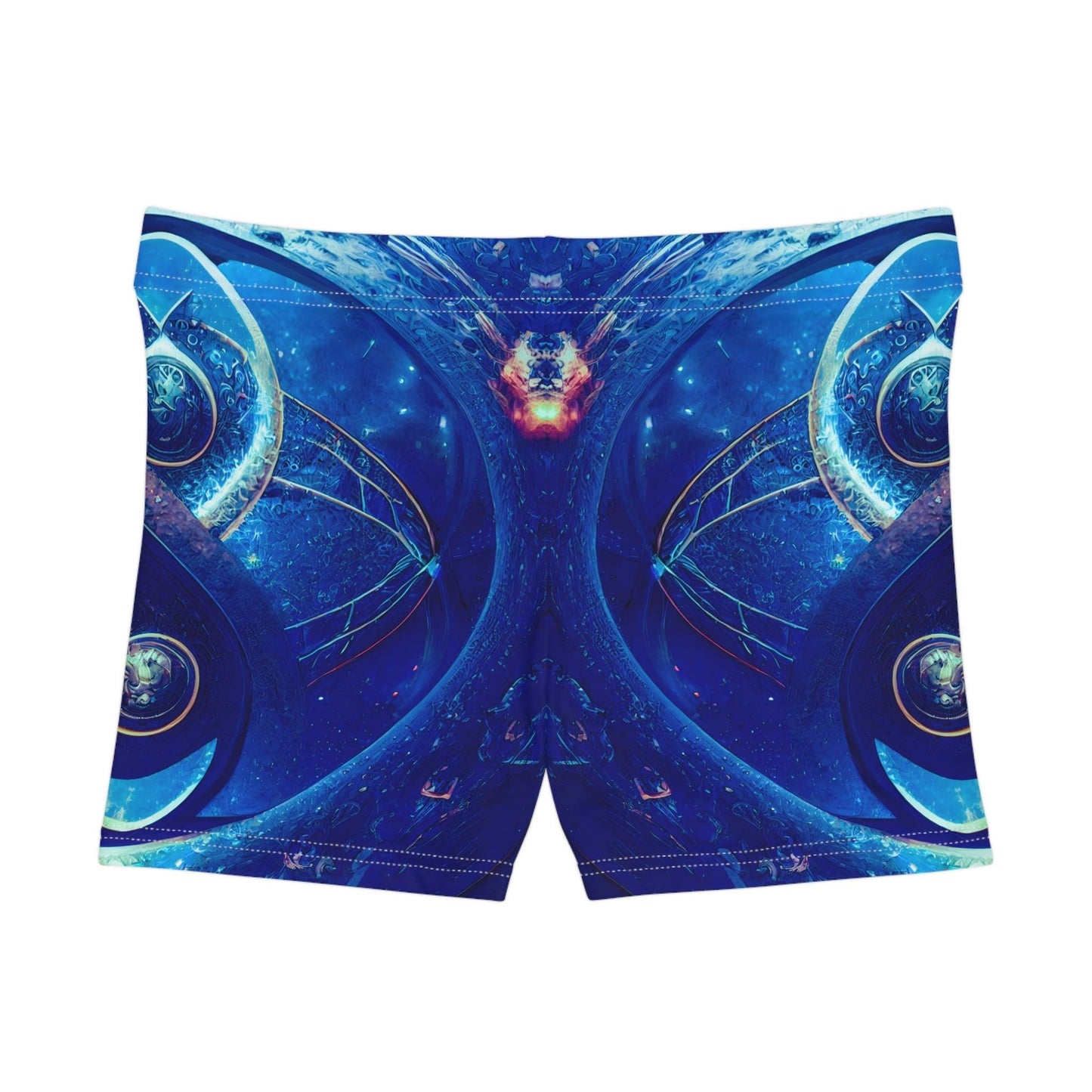 Perfect Balance of Order and Chaos - Infinity Sacred Geometry Women's Shorts (AOP) - Activewear - Alchemystics.org