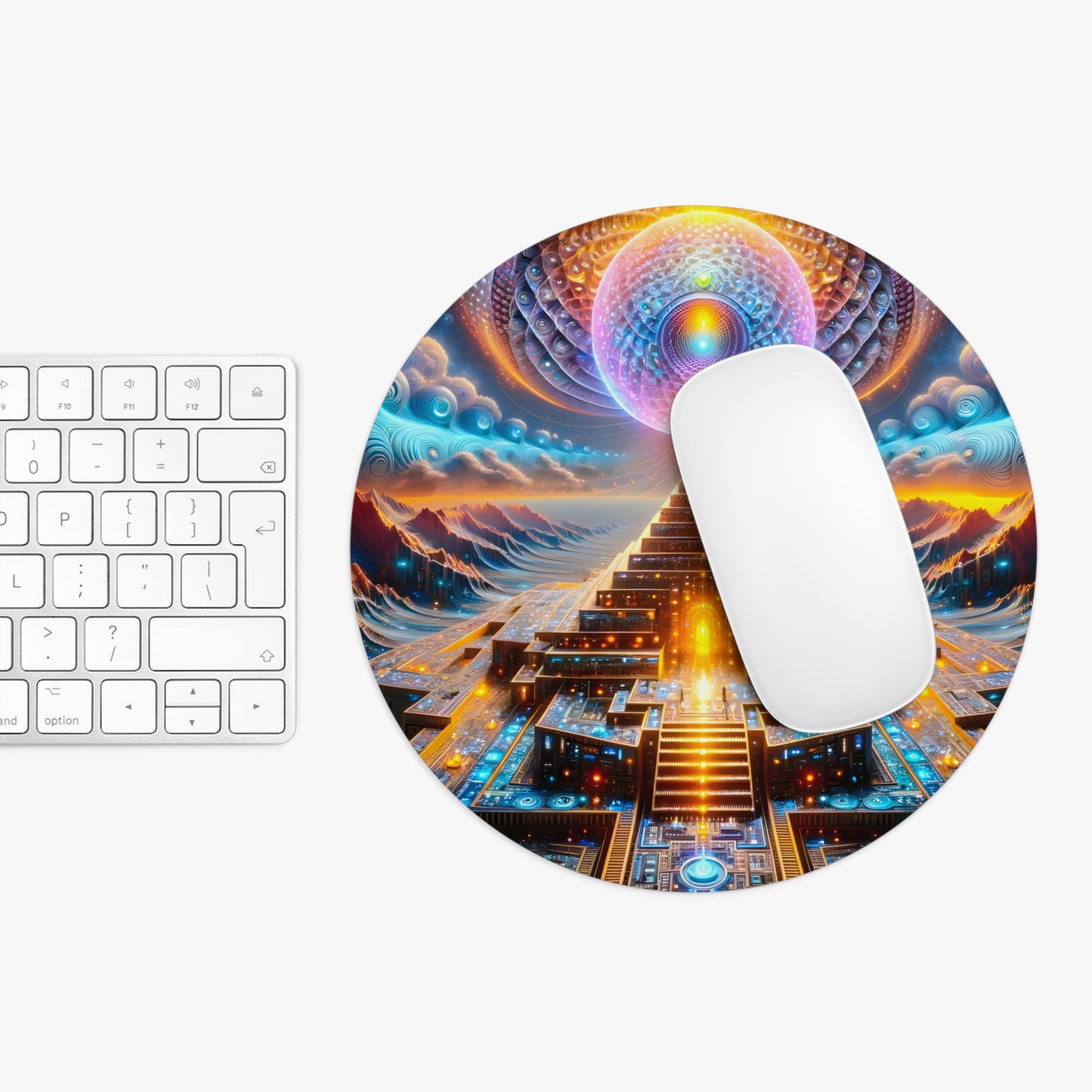 Recursive Technology Mouse Pad by Meta Zen - Computer Techie Tech Geek Nerd IT Guy Gift