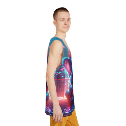 3d Ganesh Remover Of Obstacles Colorful Symmetrical Sublimation Tank Top for Him - Stylish Comfort for Festival Street Activewear and More - Alchemystics.org