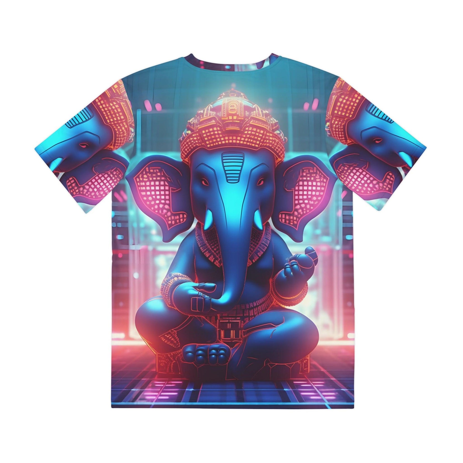 3D Ganesh Remover Of Obstacles Full Sublimation Shirt - Embrace the Power and Style Colorful Symmetrical Sublimation- All Over Print (AOP) - Street or Festival Wear - Alchemystics.org