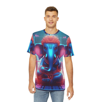 3D Ganesh Remover Of Obstacles Full Sublimation Shirt - Embrace the Power and Style Colorful Symmetrical Sublimation- All Over Print (AOP) - Street or Festival Wear - Alchemystics.org