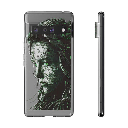 AI Girl Transparent Soft Phone Case for Samsung or Iphone - Alchemystics.org