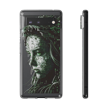 AI Girl Transparent Soft Phone Case for Samsung or Iphone - Alchemystics.org