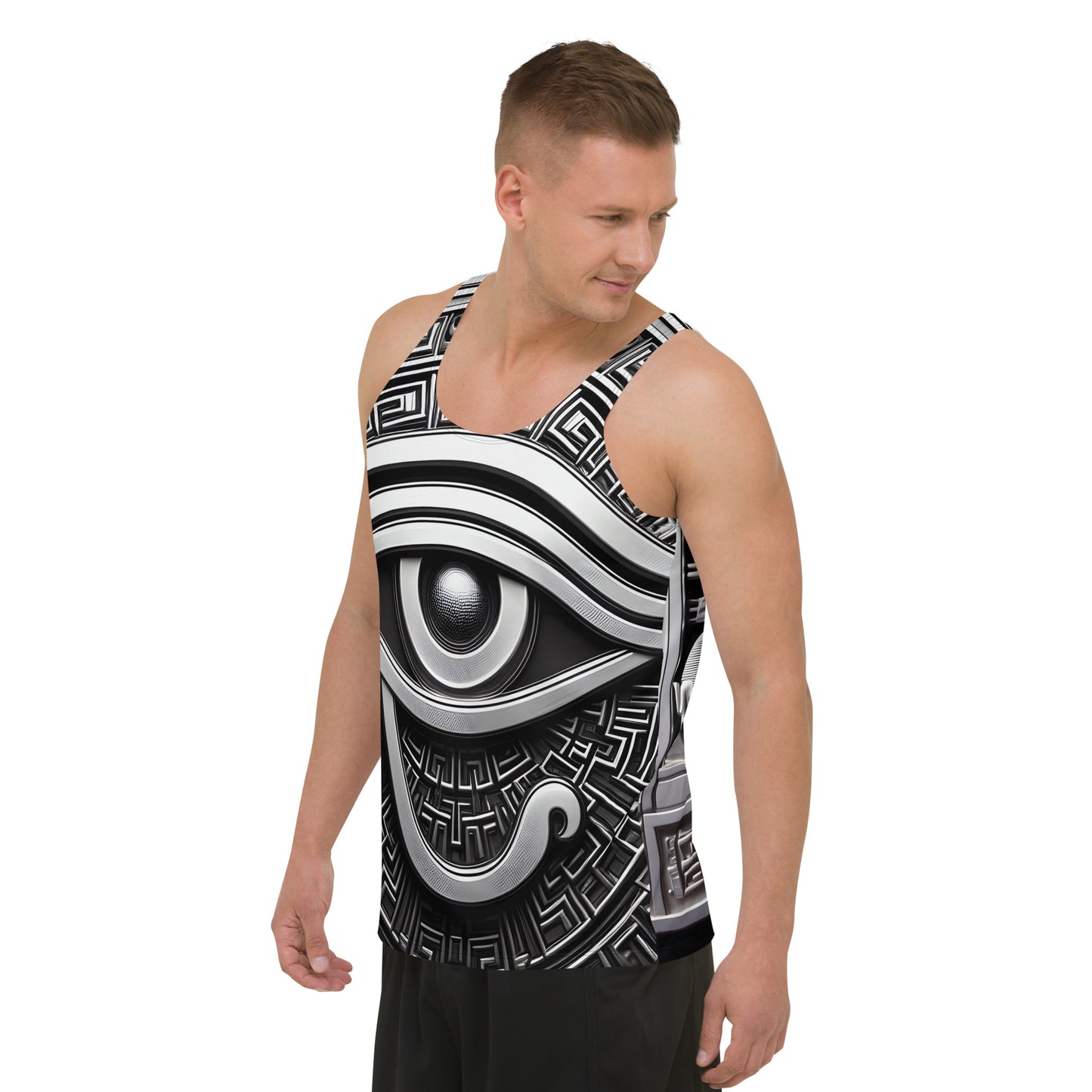 Egyptian Eye of Horus All Ove rPrint Unisex Tank Top