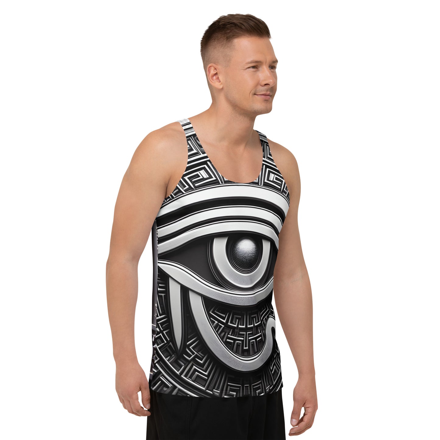 Egyptian Eye of Horus All Ove rPrint Unisex Tank Top