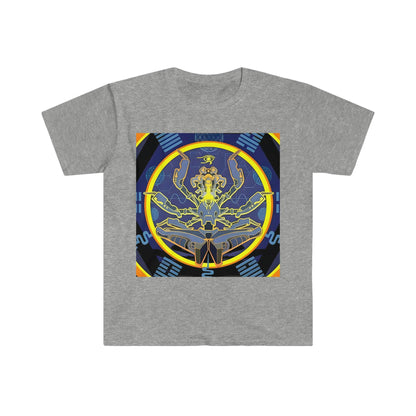 Artificial Intelligence Art Shirt - Ai Art Men's and Women's Unisex T-Shirt for Festival and Street Wear - Chaos Existence Bot v4.1 - Alchemystics.org
