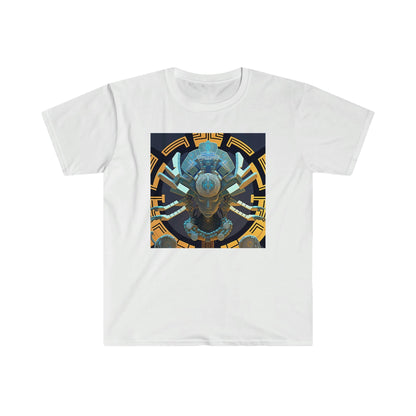 Artificial Intelligence Generated Art T-shirt - Men's and Women's Unisex - for Festival and Street Wear - Chaos Existence Bot v1.1 - Alchemystics.org