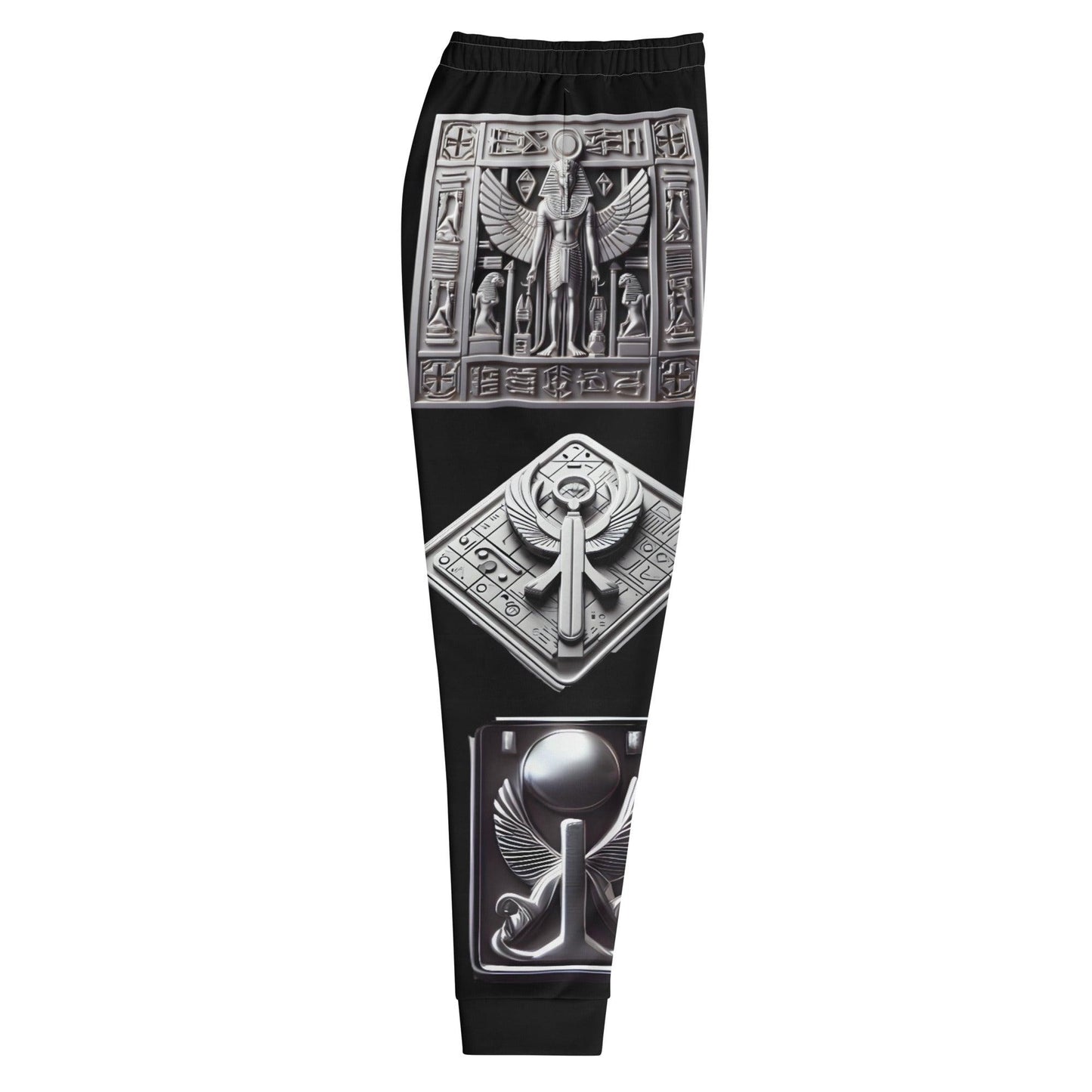 Ascension Pants - Egyptian Hierogliphics Unisex Joggers - Eye of Horus Pyramid Pharaoh v1.1 - Alchemystics.org