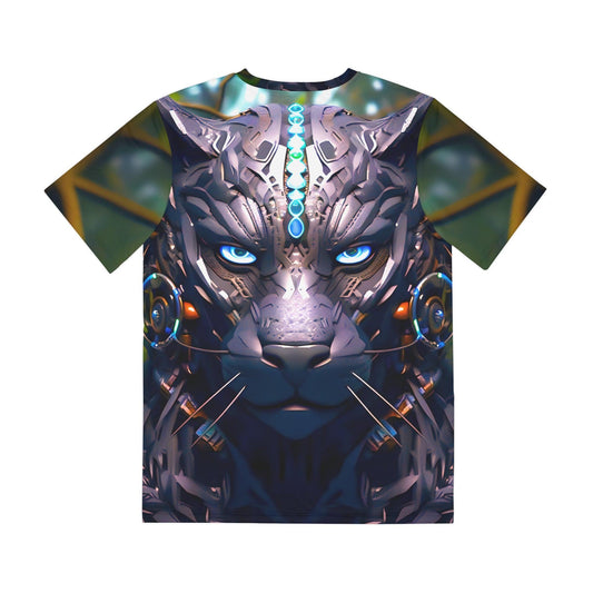 Black Panther of the Jungle Sublimation Shirt - All Over Print (AOP) - Street Rave Festival Wear - Alchemystics.org