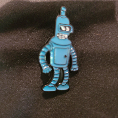 Blue Robot Bënder from Füturama Enamel Pin - Alchemystics.org