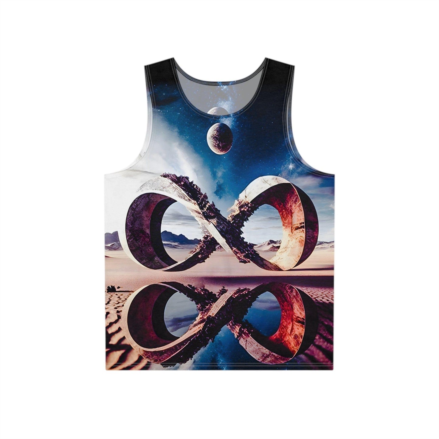 Infinite Possibilities Sublimation Tank Top Sublimation Print All-Over (AOP) Design Tank Top - Stylish Comfort for Festival, Gym, and Streetwear - Alchemystics.org