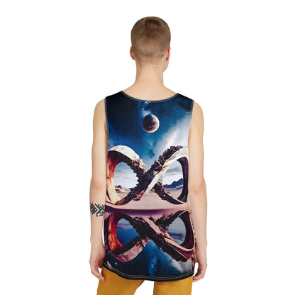 Infinite Possibilities Sublimation Tank Top Sublimation Print All-Over (AOP) Design Tank Top - Stylish Comfort for Festival, Gym, and Streetwear - Alchemystics.org