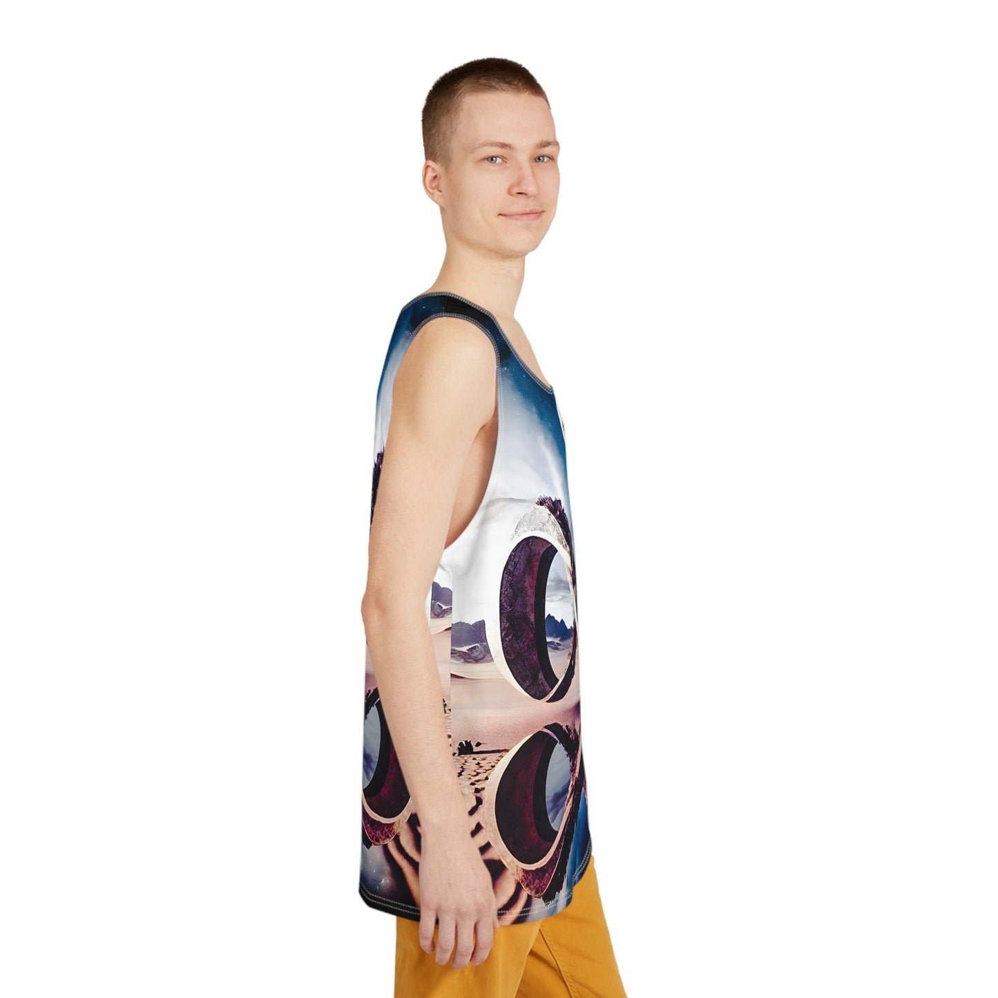 Infinite Possibilities Sublimation Tank Top Sublimation Print All-Over (AOP) Design Tank Top - Stylish Comfort for Festival, Gym, and Streetwear - Alchemystics.org