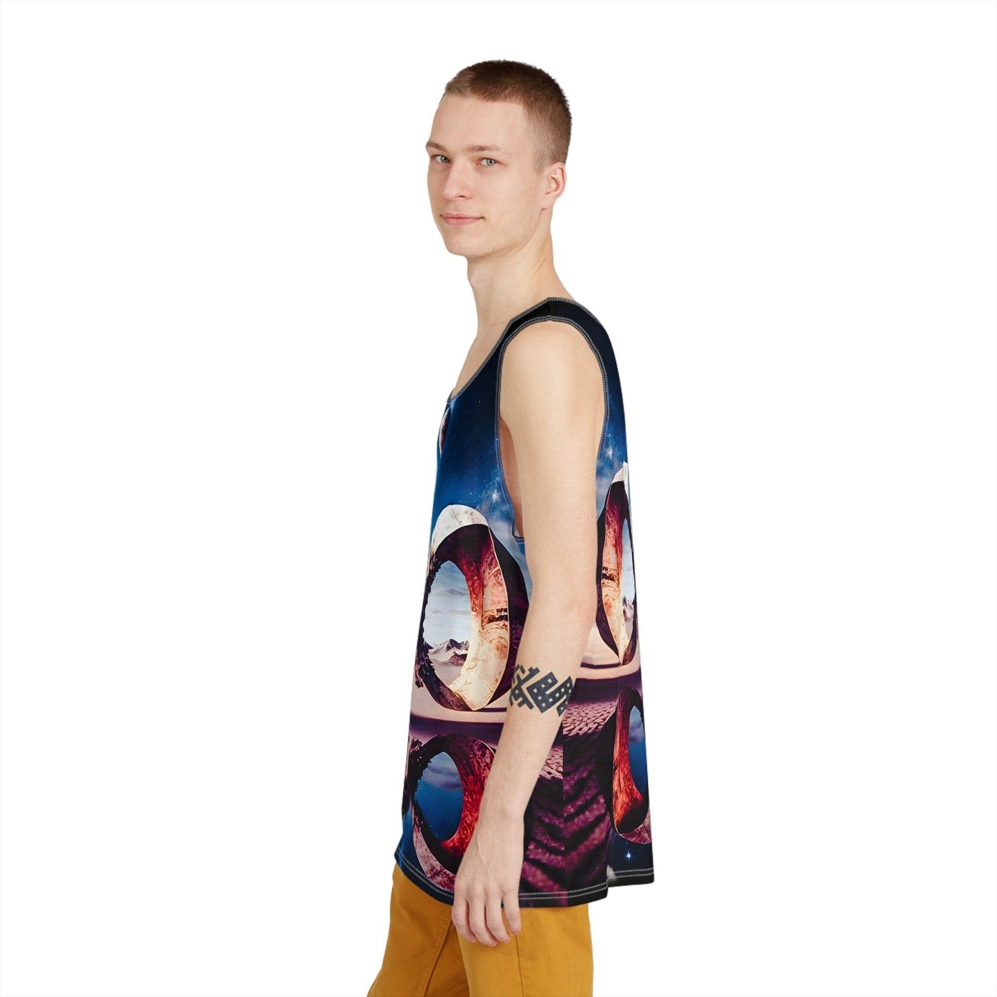 Infinite Possibilities Sublimation Tank Top Sublimation Print All-Over (AOP) Design Tank Top - Stylish Comfort for Festival, Gym, and Streetwear - Alchemystics.org