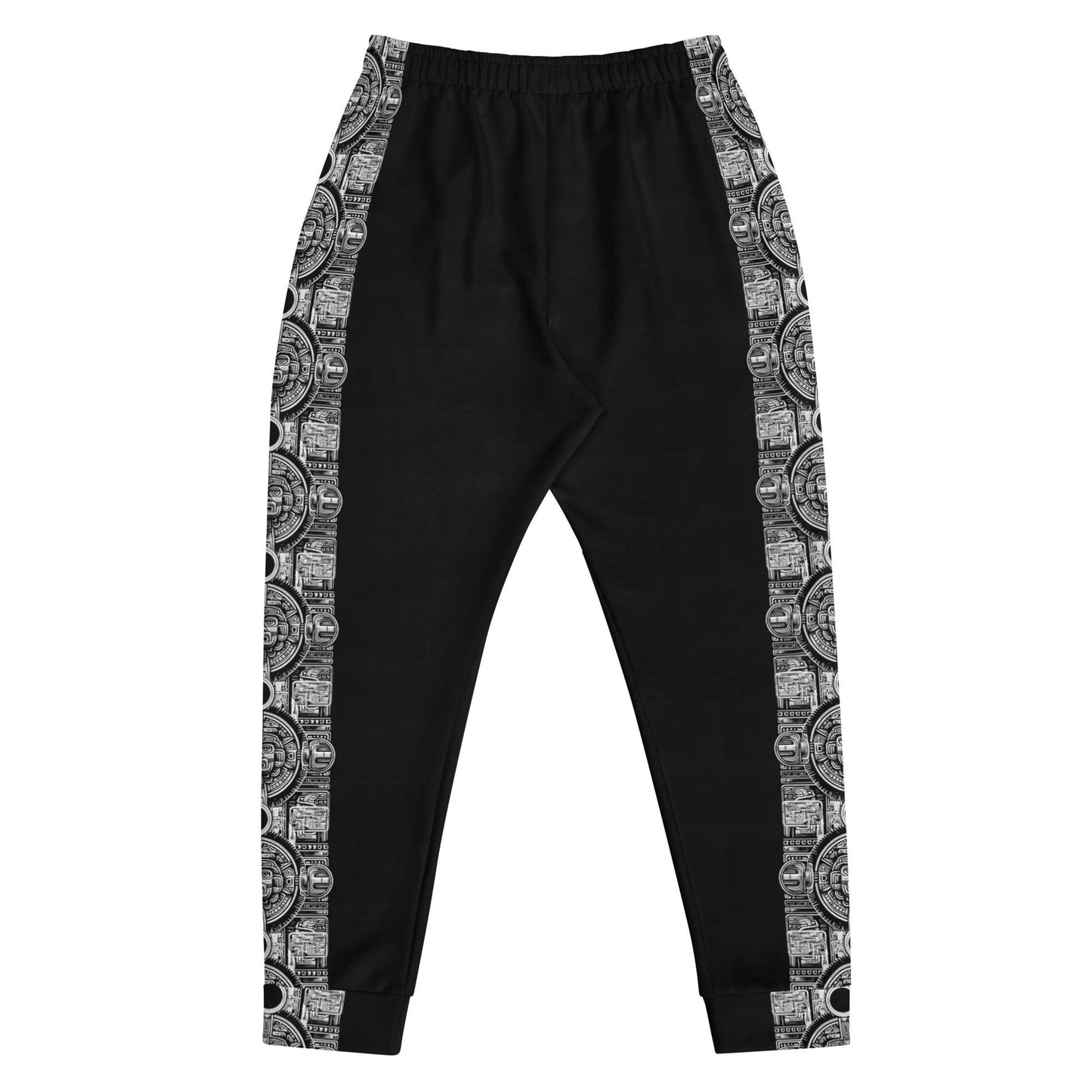 Mayan Aztec Hieroglyphic Tribal Unisex Festival Joggers by Meta Zen v2.0 - Alchemystics.org