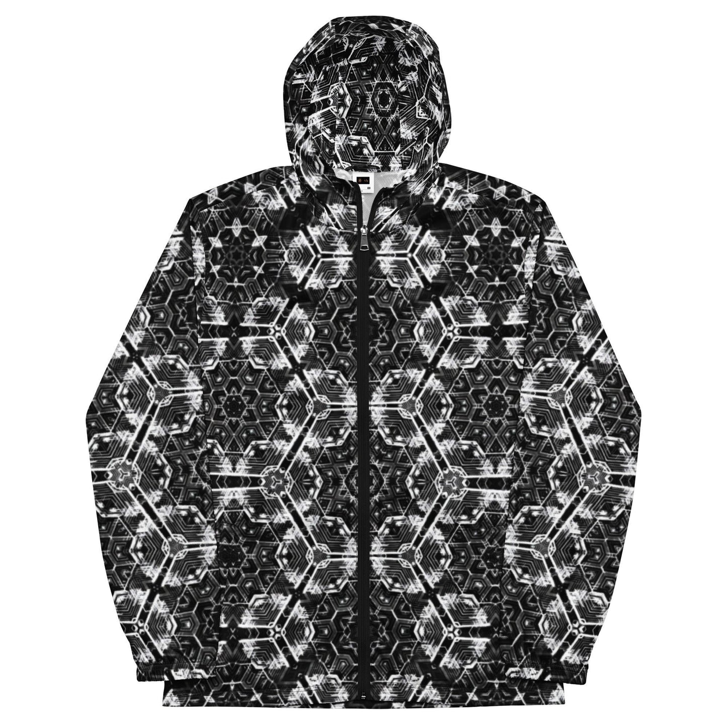 Morphing Sacred Geometry Hexagonal Windbreaker v1.0 by Meta Zen - Alchemystics.org