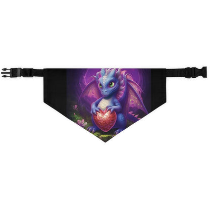 Playful Baby Dragon Pet Bandana Collar - Express Your Pet's Unique Style - Alchemystics.org