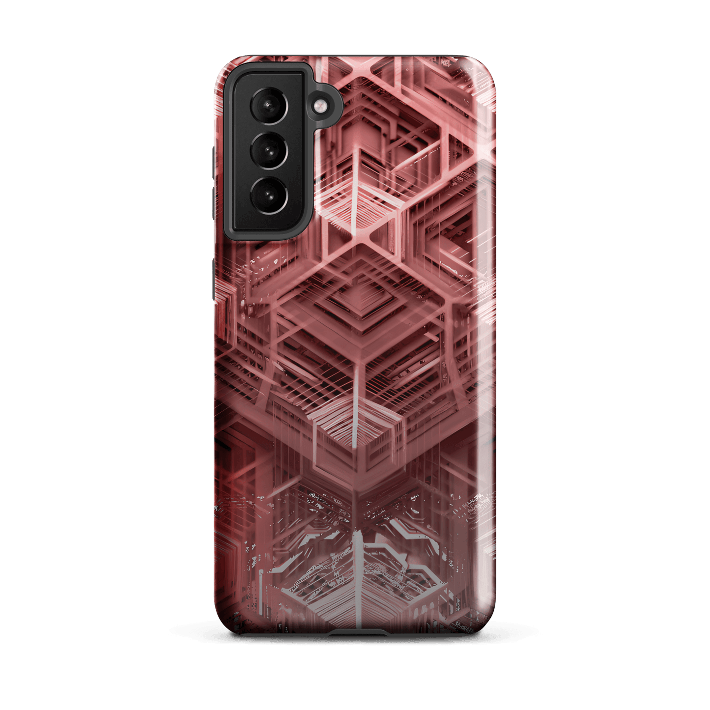 Tough Sacred Geometric Hexagonal Futuristic Style Phone Case for Samsung® - Alchemystics.org