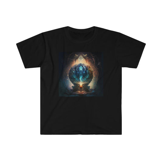 Visionary Psychedelic Ai Art Men's and Women's Unisex Soft Style T-Shirt for Festival and Street Wear Alchemystical Dream 3.0 - Alchemystics.org