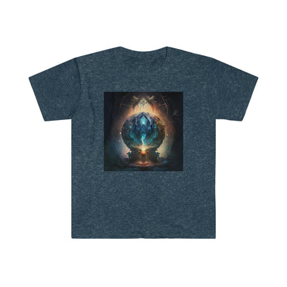 Visionary Psychedelic Ai Art Men's and Women's Unisex Soft Style T-Shirt for Festival and Street Wear Alchemystical Dream 3.0 - Alchemystics.org