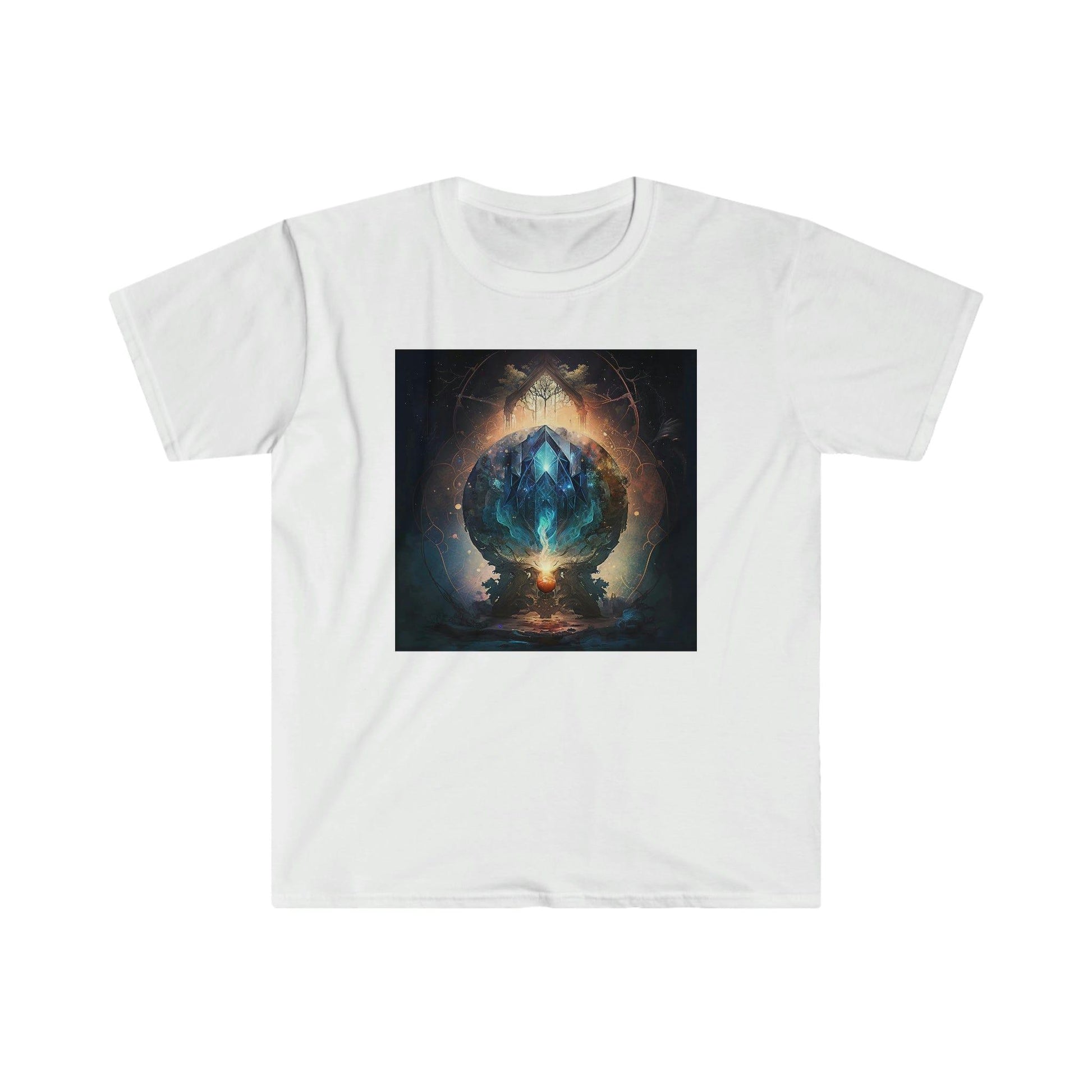 Visionary Psychedelic Ai Art Men's and Women's Unisex Soft Style T-Shirt for Festival and Street Wear Alchemystical Dream 3.0 - Alchemystics.org