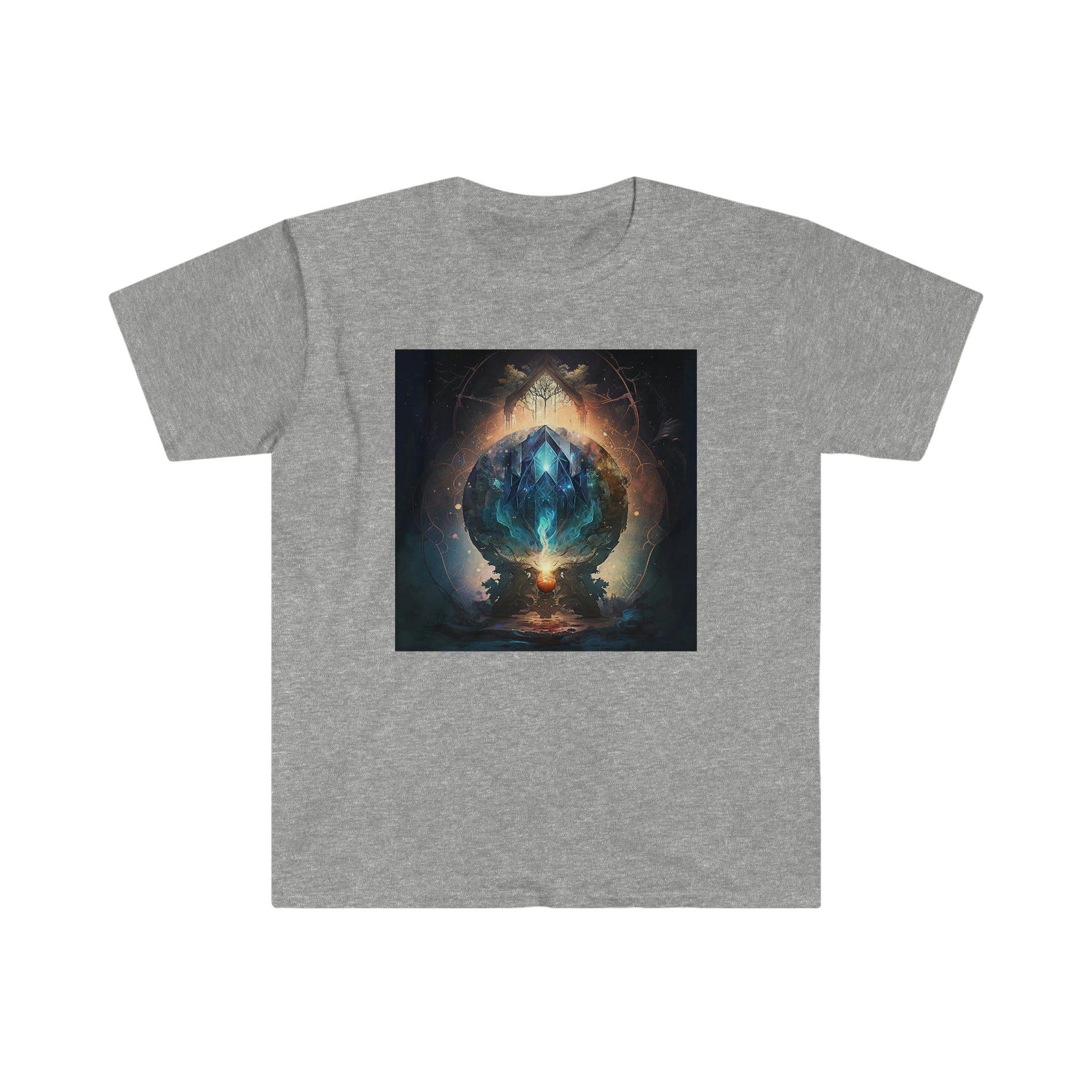 Visionary Psychedelic Ai Art Men's and Women's Unisex Soft Style T-Shirt for Festival and Street Wear Alchemystical Dream 3.0 - Alchemystics.org