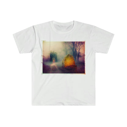 Visionary Psychedelic Ai Art Men's and Women's Unisex Soft Style T-Shirt for Festival and Street Wear Philosopher's Stone 2.0 - Alchemystics.org