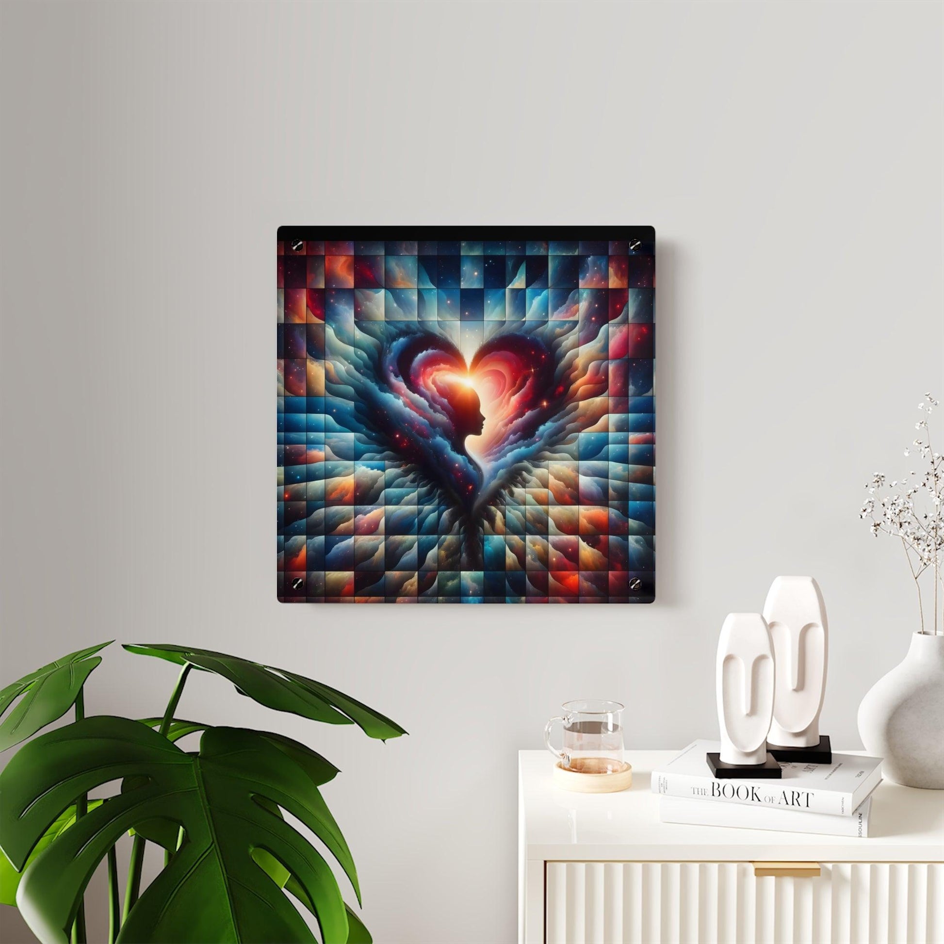 When Love Emerges When You Least Expect it - Acrylic Wall Art Panels by Meta Zen - Valentine's Day 2024 - Alchemystics.org