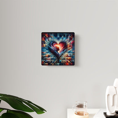 When Love Emerges When You Least Expect it - Acrylic Wall Art Panels by Meta Zen - Valentine's Day 2024 - Alchemystics.org